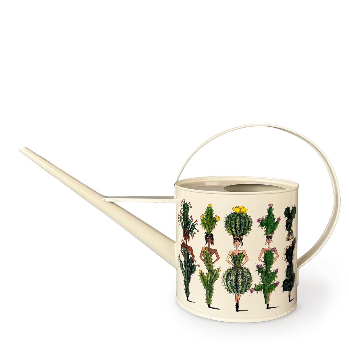 Charlotte Posner 2L 'Spiked In Style' Design Oval Metal Watering Can
