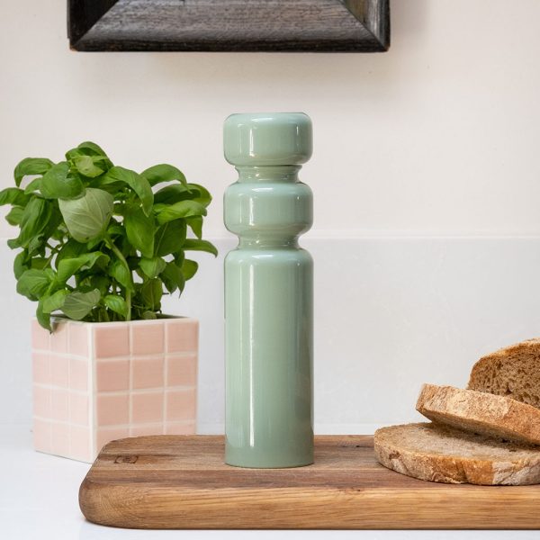 Scandi Home London | Upper Street Home Sage Pepper Mill on kitchen counter