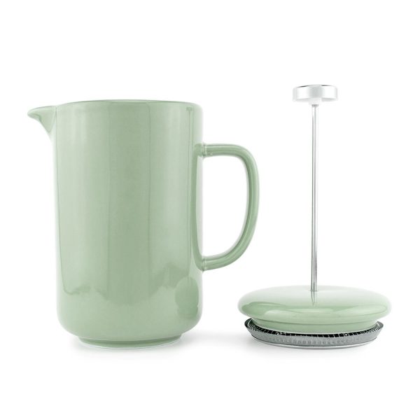 Green Ceramic Cafetière