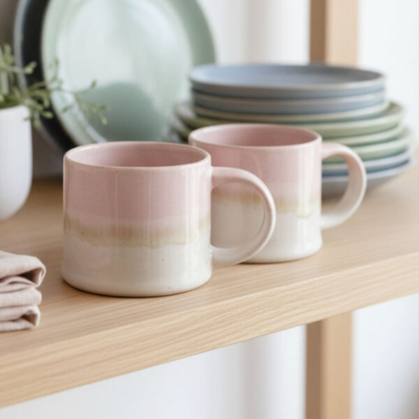 Christmas Gifts | Upper Street Home Nova Pink Pair on shelf 1sq 2000