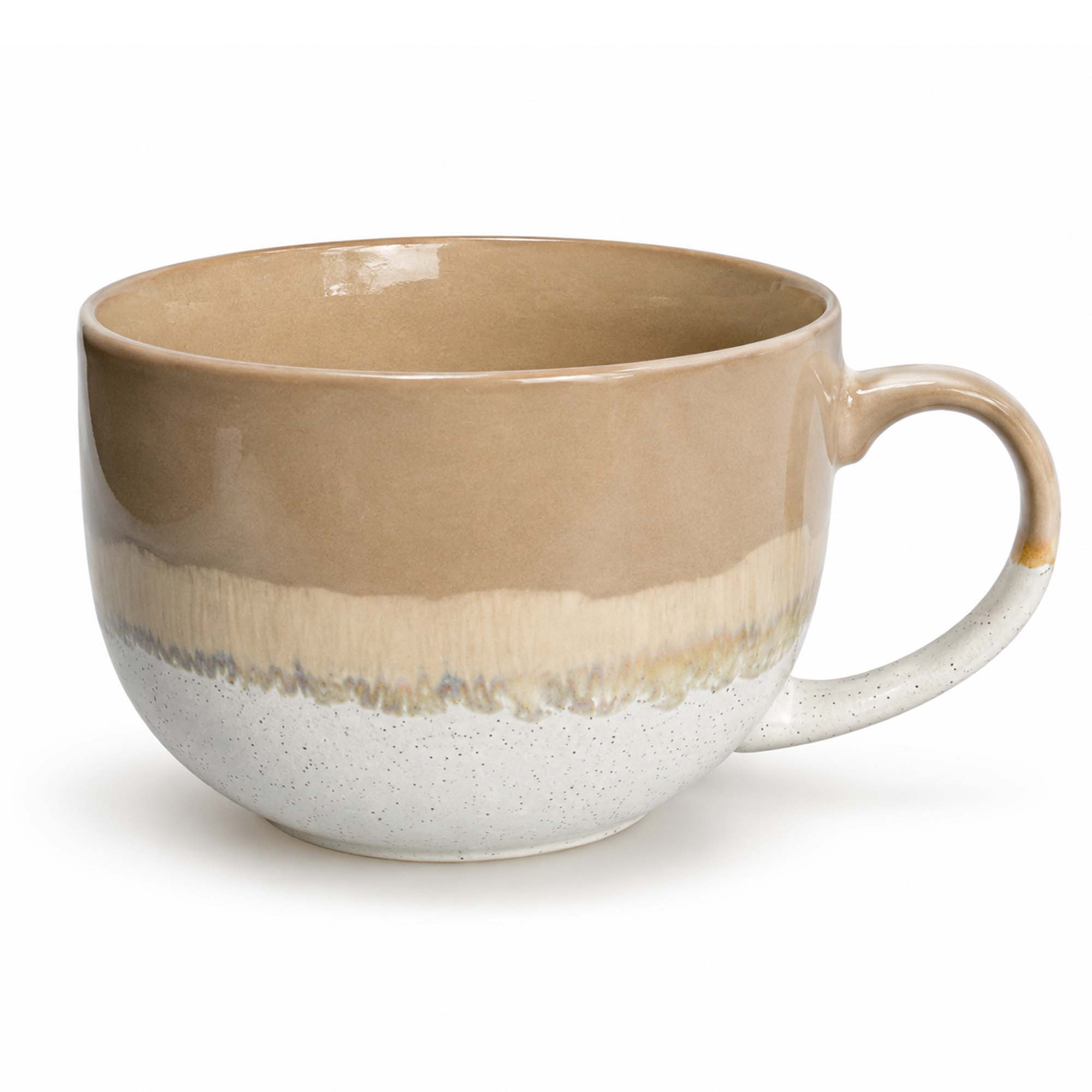 Scandi Home Aurelia Large Ceramic Coffee Mugs, Set of 2, 720ml, Natural Reactive Glaze | Upper Street Home natural reactive glaze mug