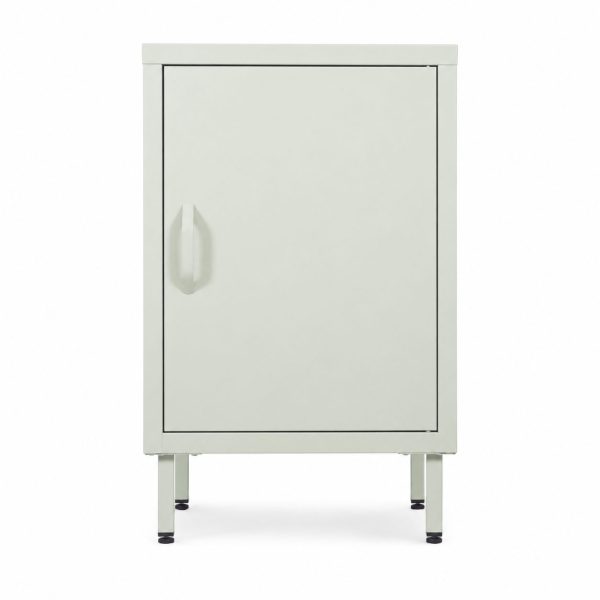 Scandi Home Nivia Tall Sage Green Metal Locker | Upper Street Home Sage Green Metal Storage Locker