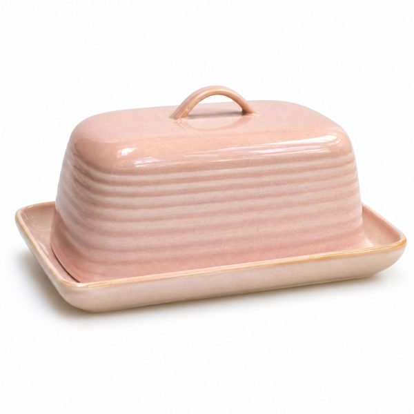 Christmas Gifts | Upper Street Home Pink butter dish wbg sq