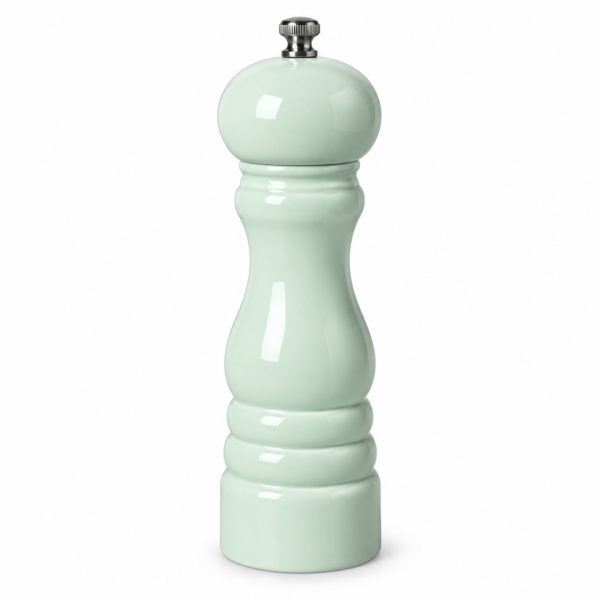 Skandi Home Elva wooden pepper mill in sage green lacquer